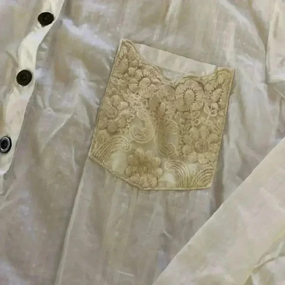 Free People By Artisan‎ De Luxe Buttonfront Shirt - Picture 9 of 15